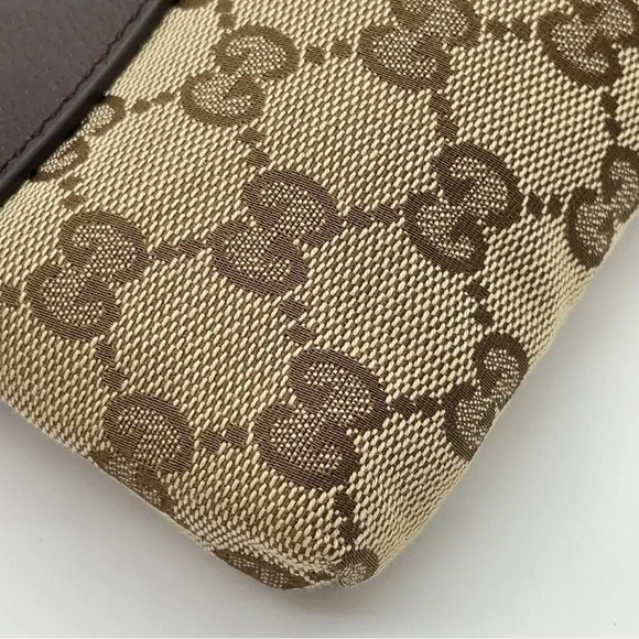 AUTHENTIC Gucci GG Canvas SHERRY LINE Sling Bag W/Dustabg - Picture 10 of 17